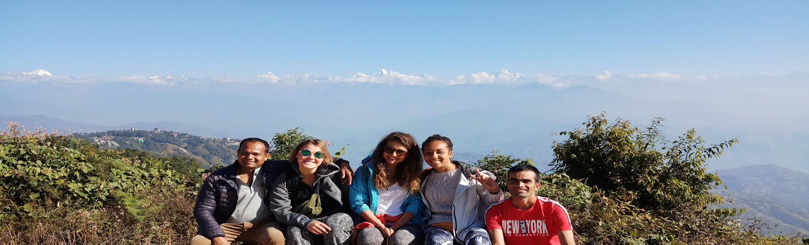 Hiking around kathmandu rim valley 