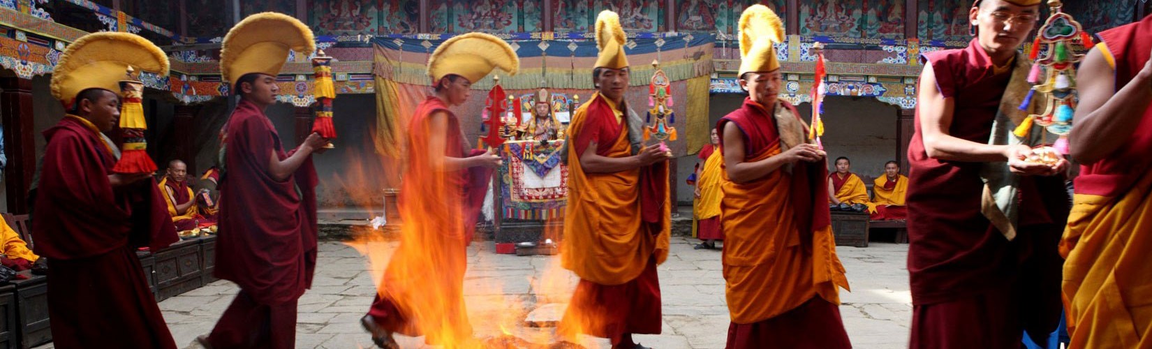 Mani Rimdu Festival celebration in Tengbouche monastery 