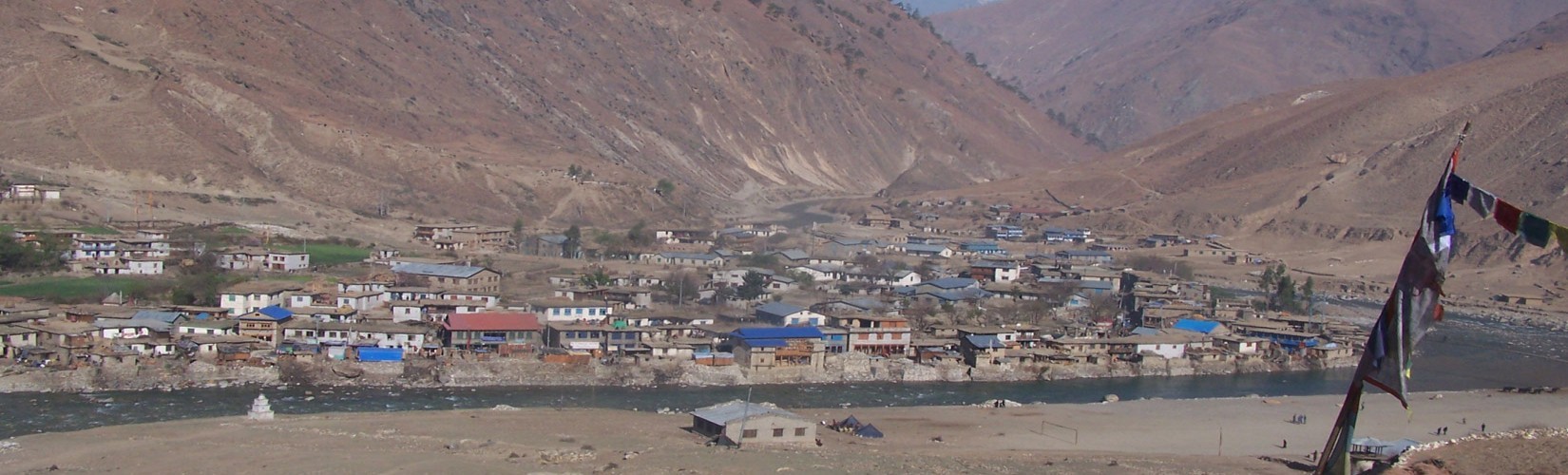 Dunai bazaar Upper Dolpo Trek in Nepal 