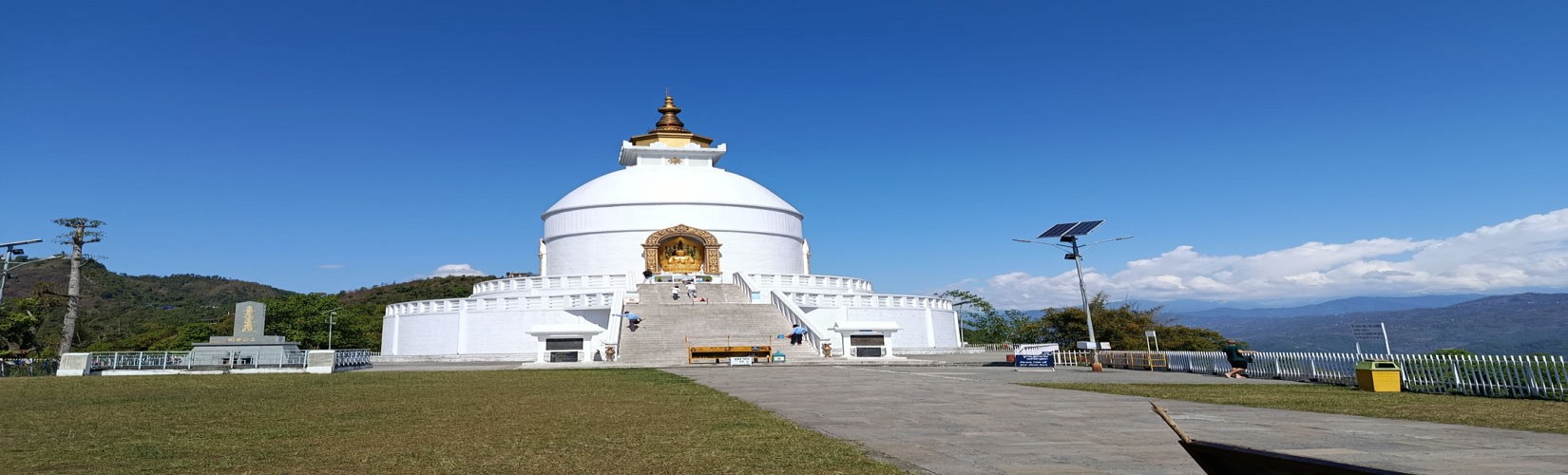 World peace pagoda hiking