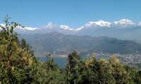 Mountain and lake view 