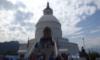 Cloud over the World peace pagoda 