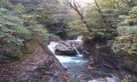 Beautiful stream on the way to Annapurna circuit    