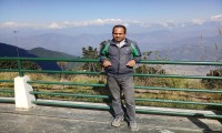 Background View from Chandragiri