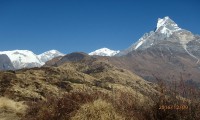 Complete view of Mt: Fishtail 