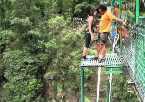 Bungee jump in Nepal