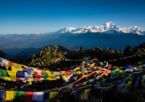 View from Khopra Hill Trek