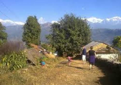 Mt:Fishtail View on the way to Syaklung. 